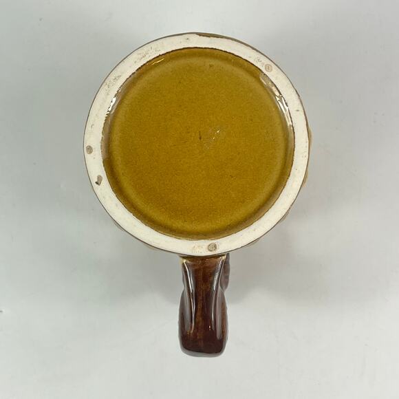 Knotts Berry Farm Souvenir Mug Beer Coffee Glazed Cup California Gun Handle 80s - Picture 5 of 9